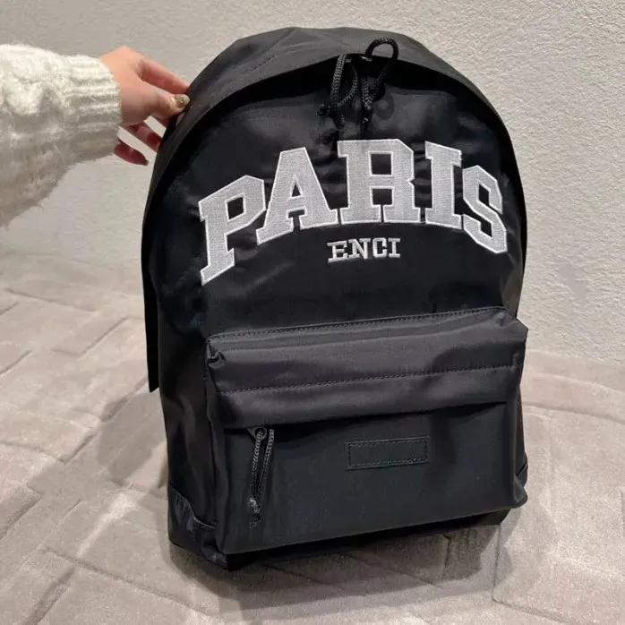 Herenrugzakken Nylon Backpack Reistas Letters Fashion Paris Schoolbags voor mannen Designer Casual Packs Outdoor Womens B Bassen Cyd24031101-12
