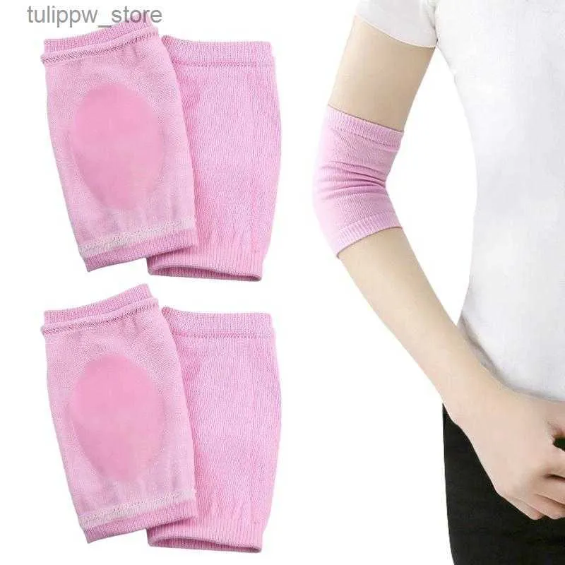 Manchons de protection Genouillères 2 paires Couvre-bras Élastique Doux Gel Coude Manches Exercice Pour Les Femmes Spa Respirant Hydratant Fissuré Travail Peau Sèche Allaitement