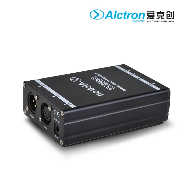 Microphones Original Alctron PS200 48V Phantom Power pour le microphone du condenseur à la fois par batterie 9V et adaptateur 9V