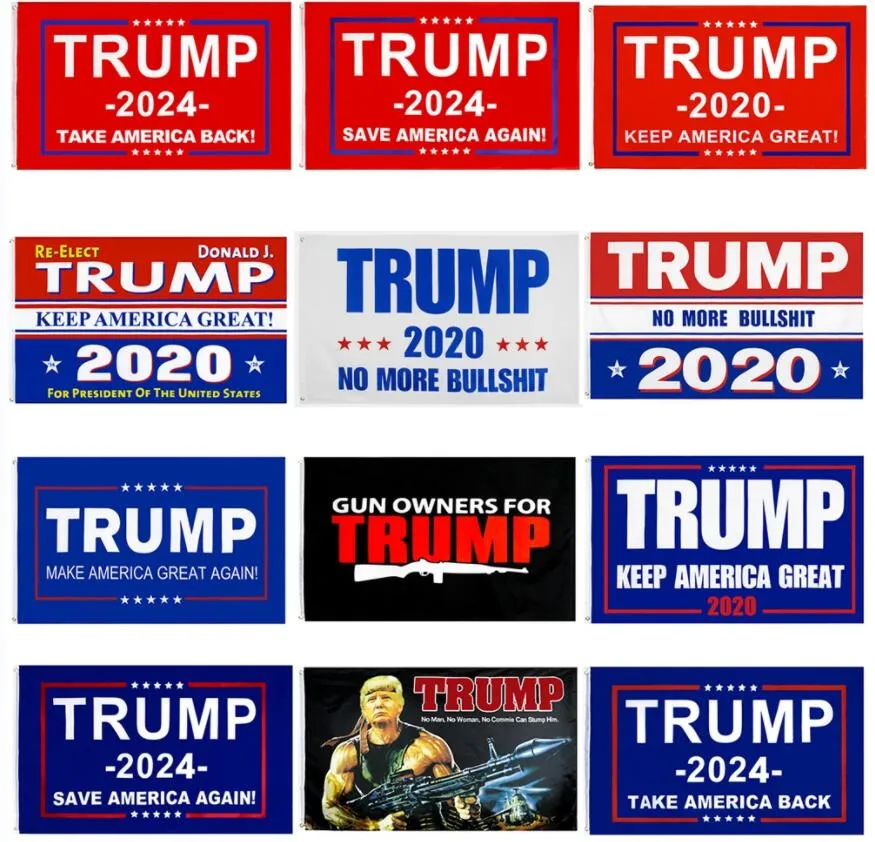 Skräddarsydd Trump -flagga för 2024 President Election Designs Direct Factory 3x5 ft 90x150 cm Save America Again U.S. Ensign