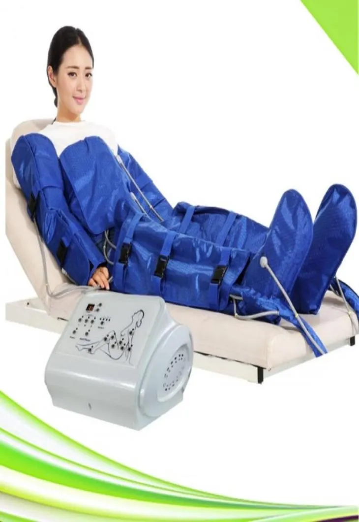 Masseur à pression d'air drainage lymphatique machine de pressothérapie costume mince équipement de beauté portable bottes de compression présoterapia2907105