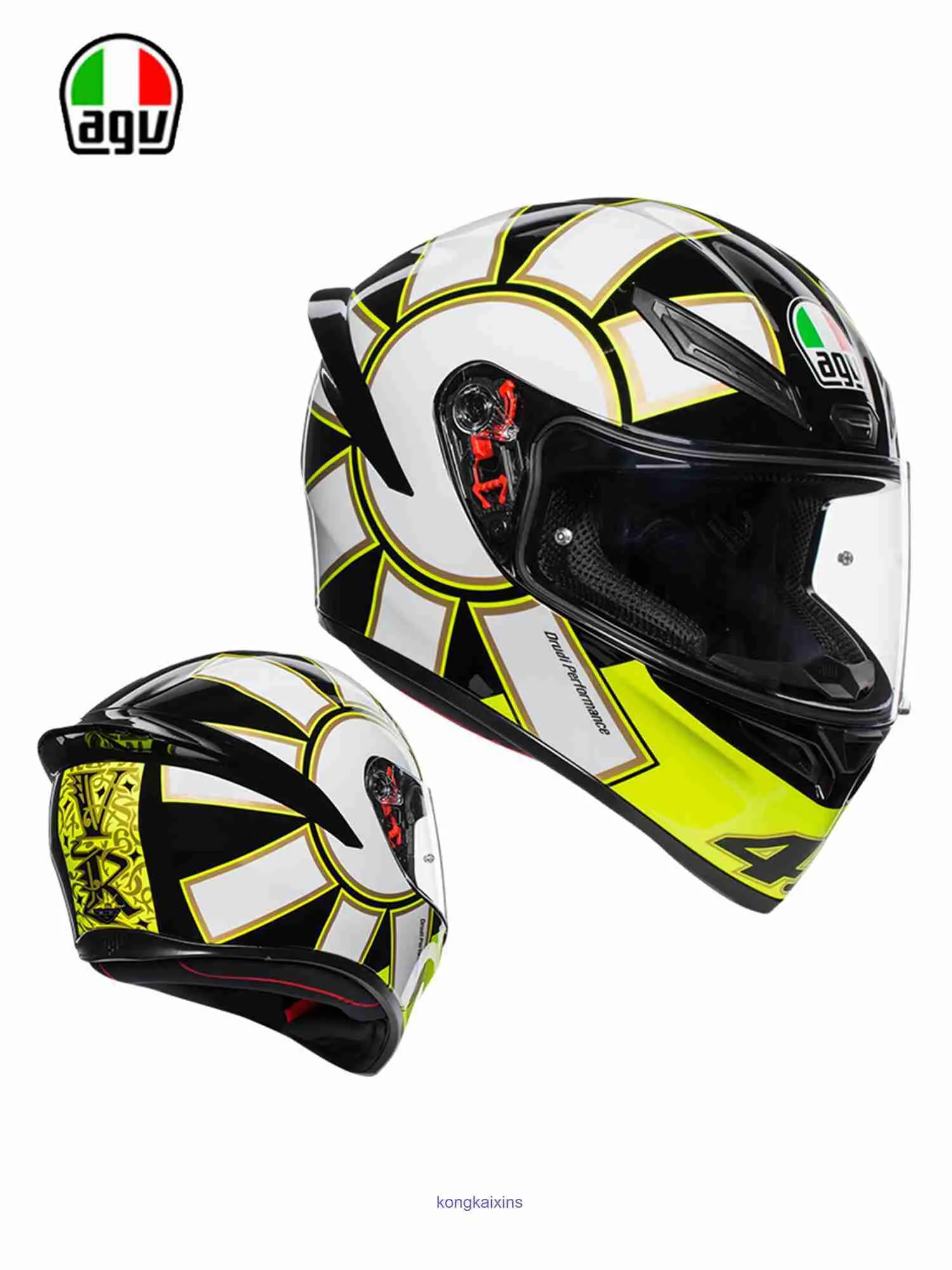 Italiaanse AGV K3 K1 K5 Motorhelm Anti-condens Volledig Unisex Racing Running V6N1