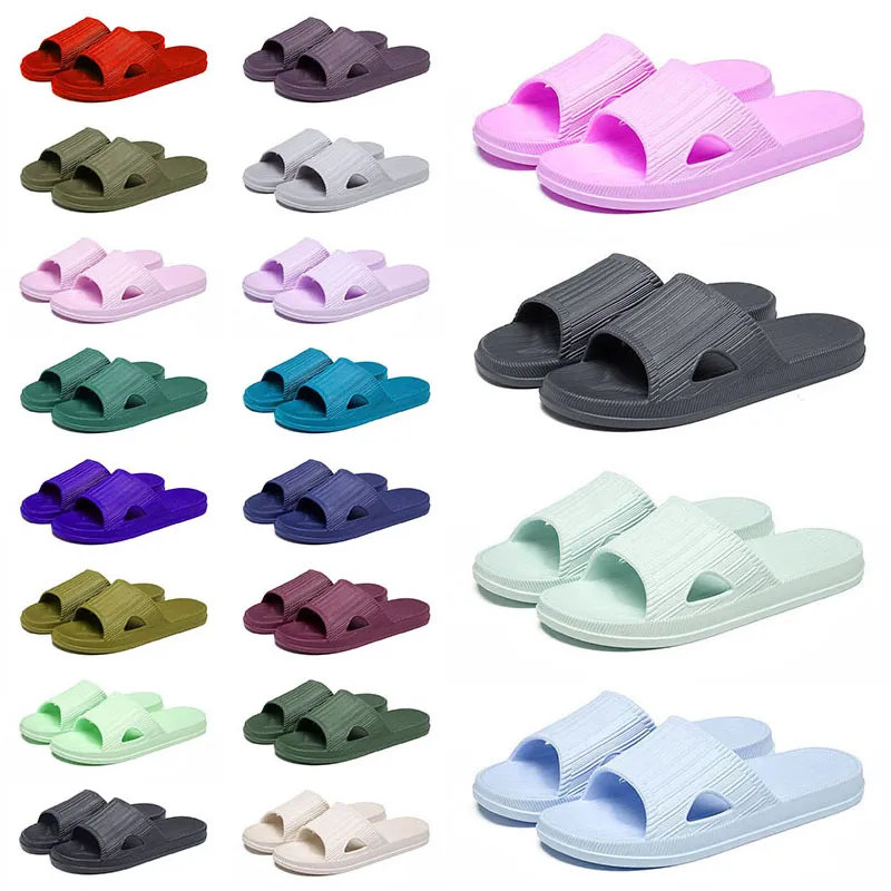 Sommar solid designer tofflor män kvinnor berömda sandal rosa svarta skum skjutreglage utomhus mule platt sandlar glider flip flops