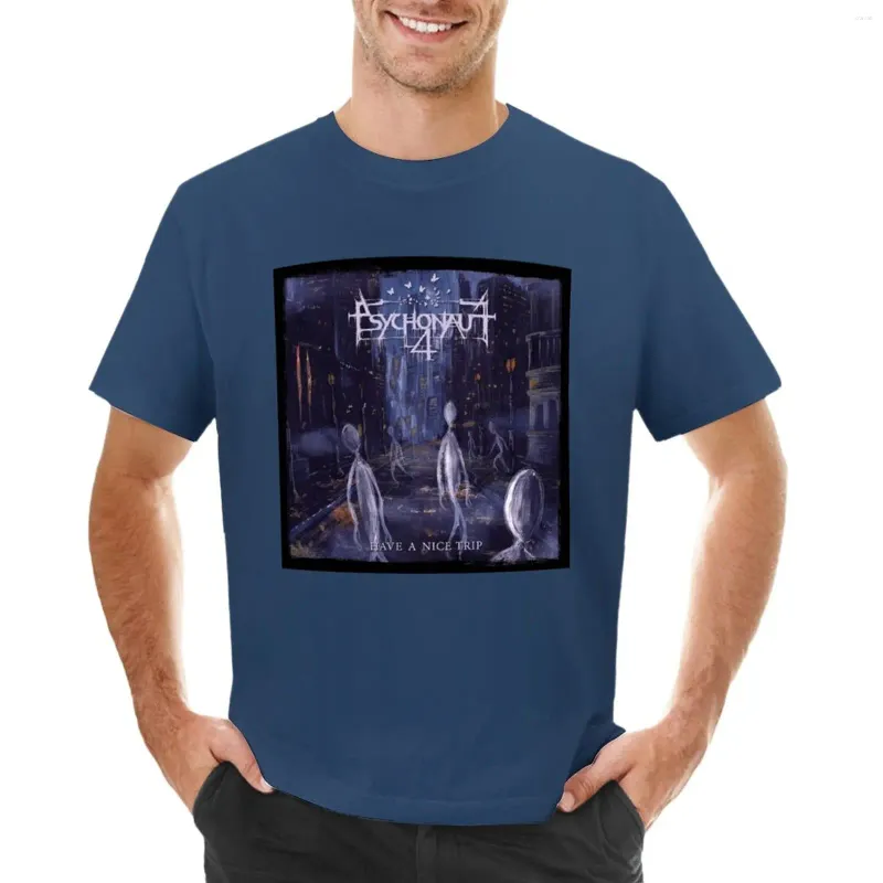 Herrpolos Psychonaut 4 Black Metal Gift Brutal Death T-shirt och klistermärke dragkedjade H edition roliga t-skjortor för män