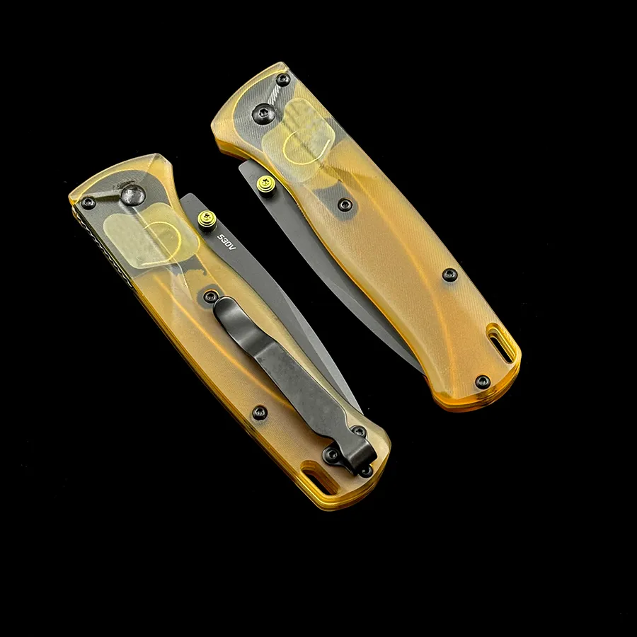 BM 535 535BK PEI Handle S30V Blade Folding Knife Outdoor Camping Hunting Pocket EDC Tool BM535 Knife