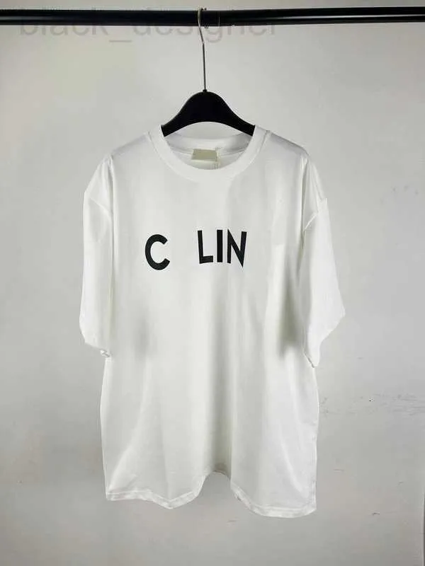 Men's T-Shirts designer CL Home High Edition 2023 Classic Chest Letter Print Short Sleeve T-shirt Simple and Versatile EWUF