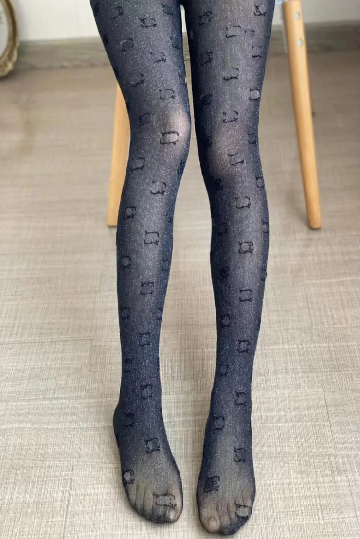 2022 NY DESIGNER MATERNAGET BOLLS DAMER STUCKNINGAR VÅVA GULL LINE TIGHTER SEXY WOMENS HOSIERY Fashion Causal Strumpyhose Stocking F9940524