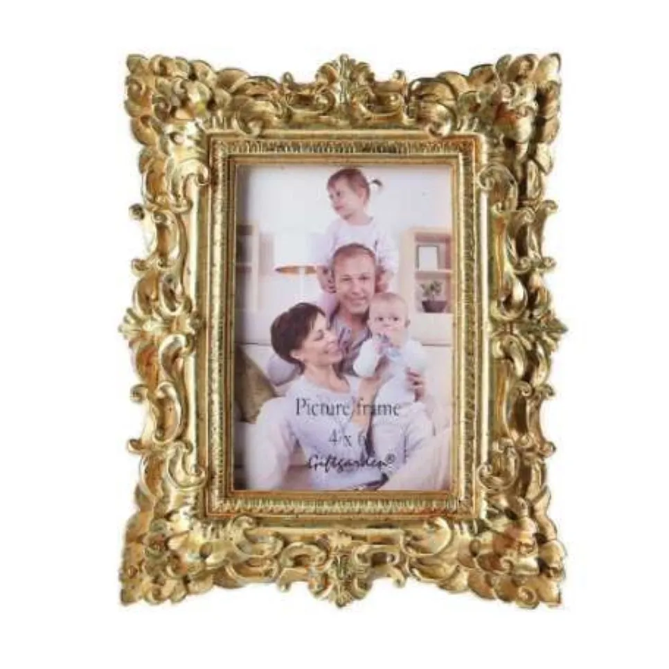 Giftgarden 4x6 Vintage Po Frames Moldura Dourada Presente de Casamento Decoração de Casa2444