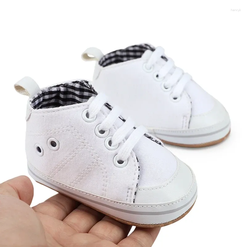 First Walkers Baby Canvas Shoes Flower Planet Gingerbread Man Leopard Print Non-Slip Walking Casual Flats For Girls Boys
