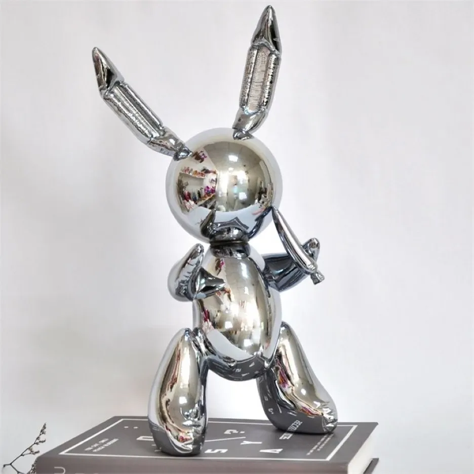 balão coelho escultura decoração de casa arte e artesanato decoração de jardim estátua criativa T200330230L