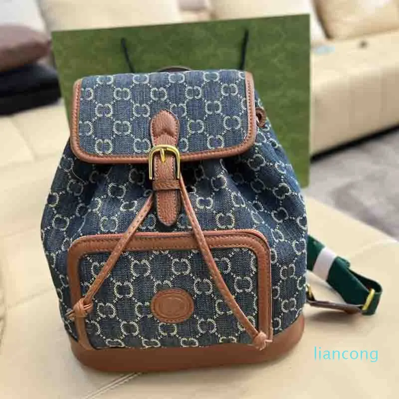 Designer-Rucksack, Mini-Rucksäcke, Damen-Buchstaben, Schulranzen, Damen-Sporttaschen, Designer-Leinwand, Straßenmode, Schultasche