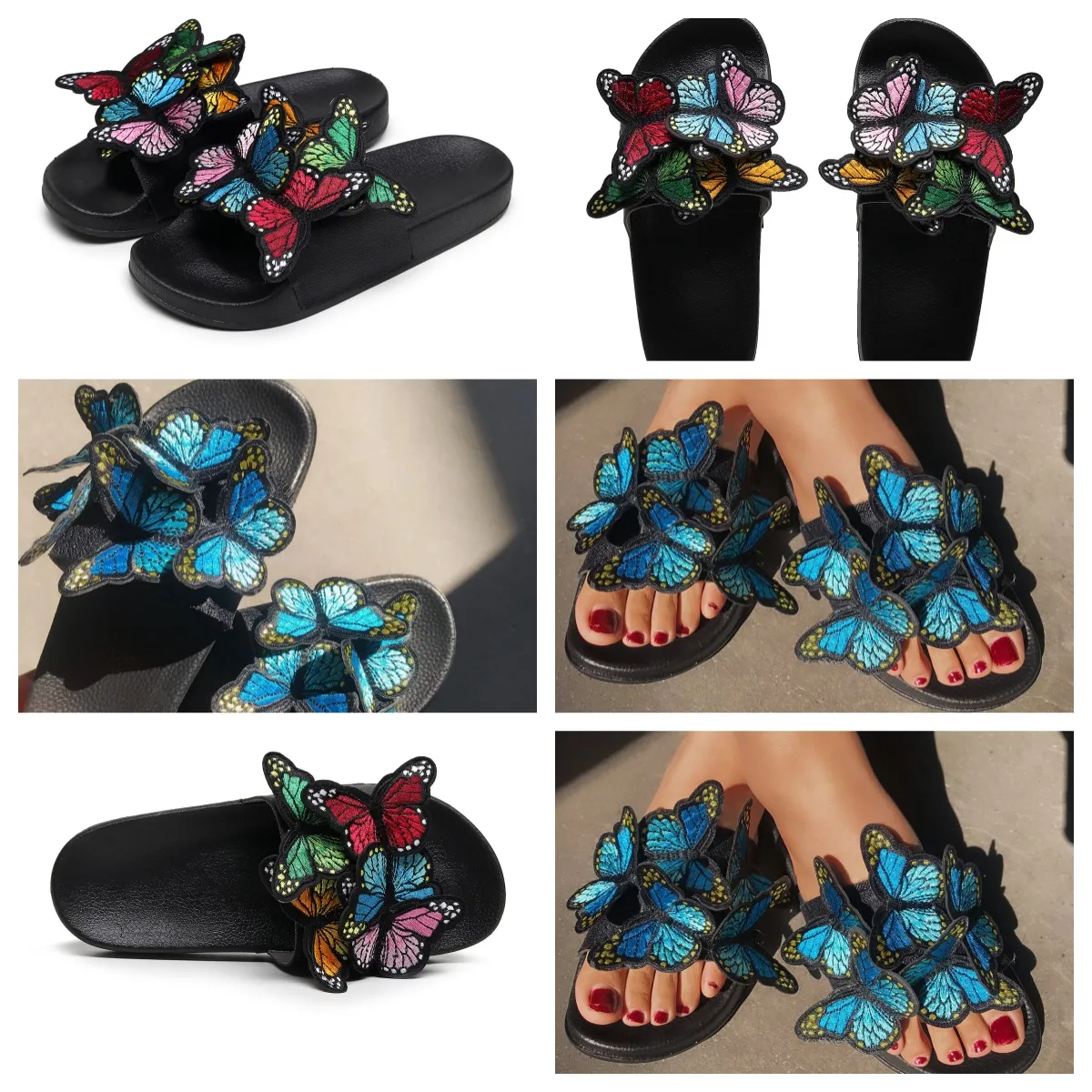 Mode zomer slipper dames designer unisex beachs slippers open teen rubbers bodem zwemmen MAAT 36-41 GAI