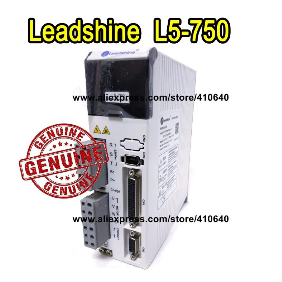 Leadshine L5-750z el5-d0750 Ach750 Servo Drive 220 230 Vac Input 5a Peak Output Power To 750w s288D