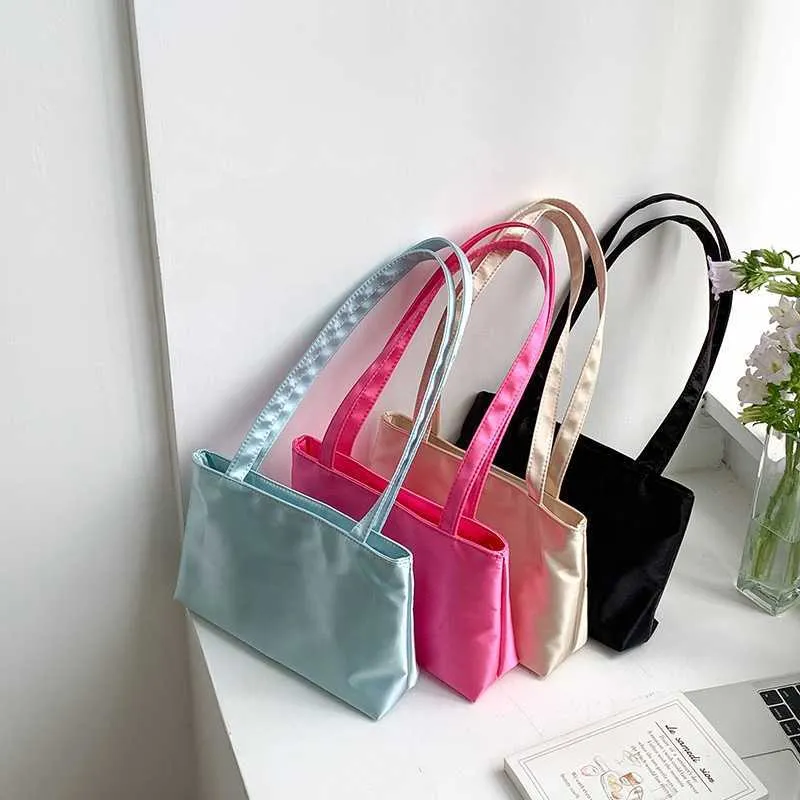 HBP Non-Brand Luxury Style Designer Nylon Bag Fashion Purse Handbag High Quality Silk Sense Women Tote Shoulder Bags Leisure Ladies Hand