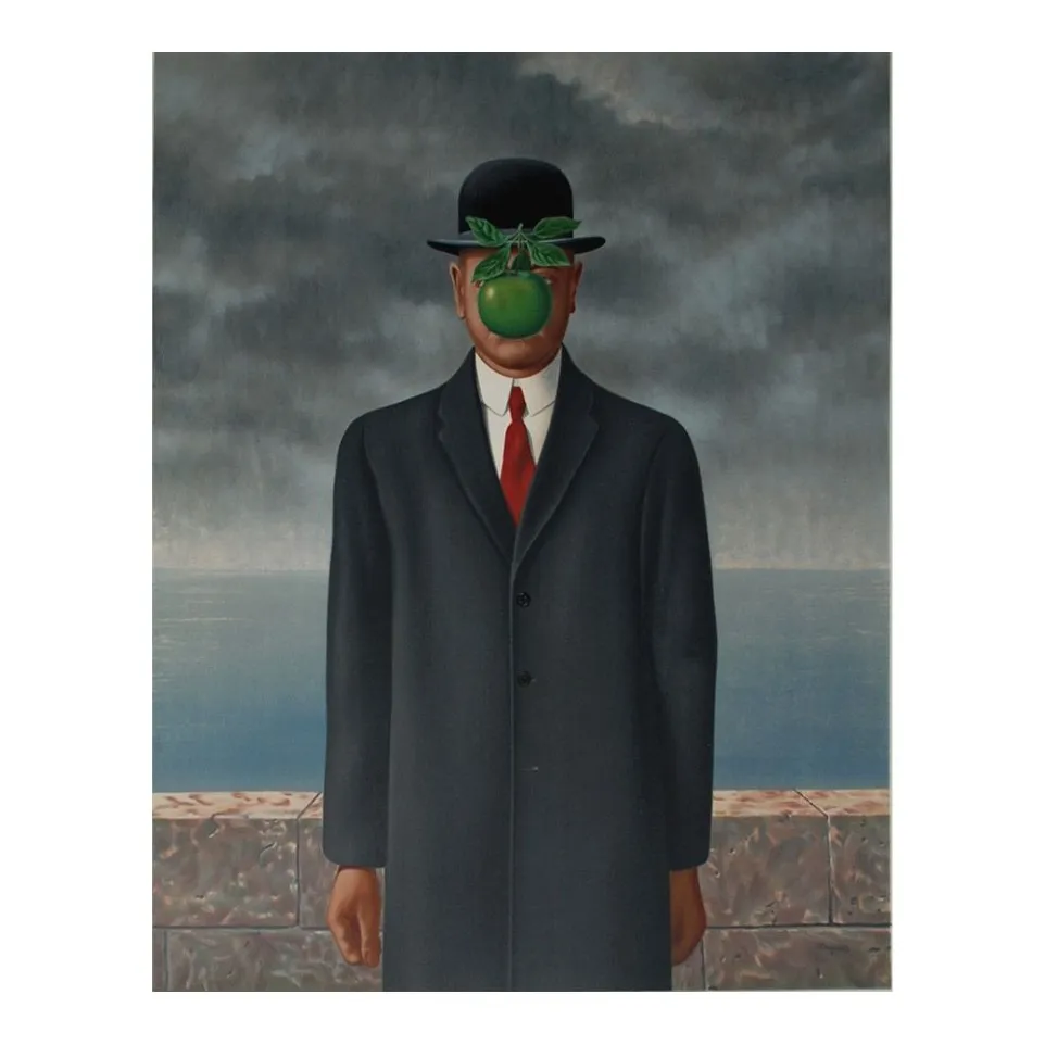 Rene Magritte der große Kriegsmalerei Poster Print Home Decor gerahmt oder nicht geprägtes Popaper Material281y