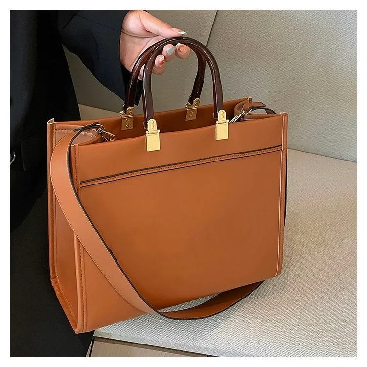 Sacs à main de luxe pour femmes, sacs de Shopping de grande capacité en cuir véritable, fourre-tout de haute qualité, sac à bandoulière, fourre-tout, pochette, sac de shopping