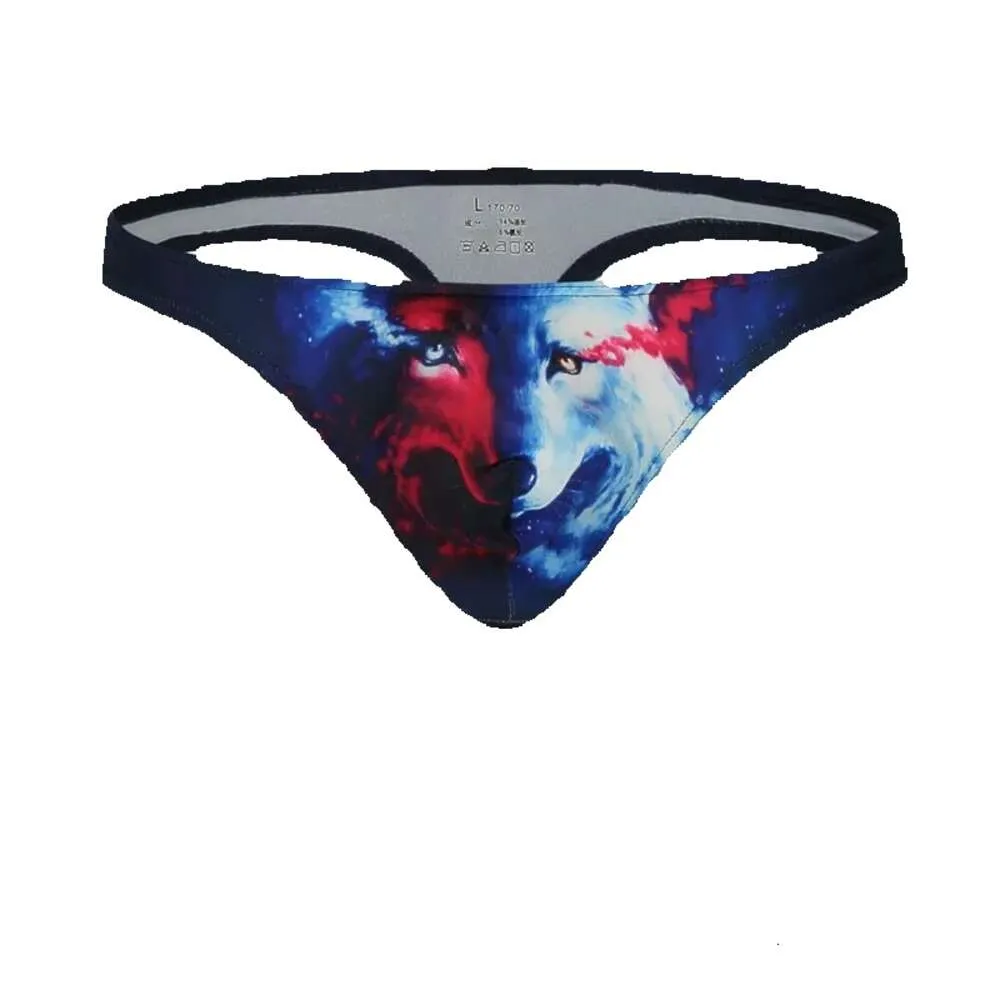 Homem B Cuecas Moda Sexy B Calcinhas Íntimas Cuecas Lingerie Animal Águia Coruja Leopardo Estampa Biquíni U Convexo Breve Cueca Para Gay GG riefs ikini rief nderwear