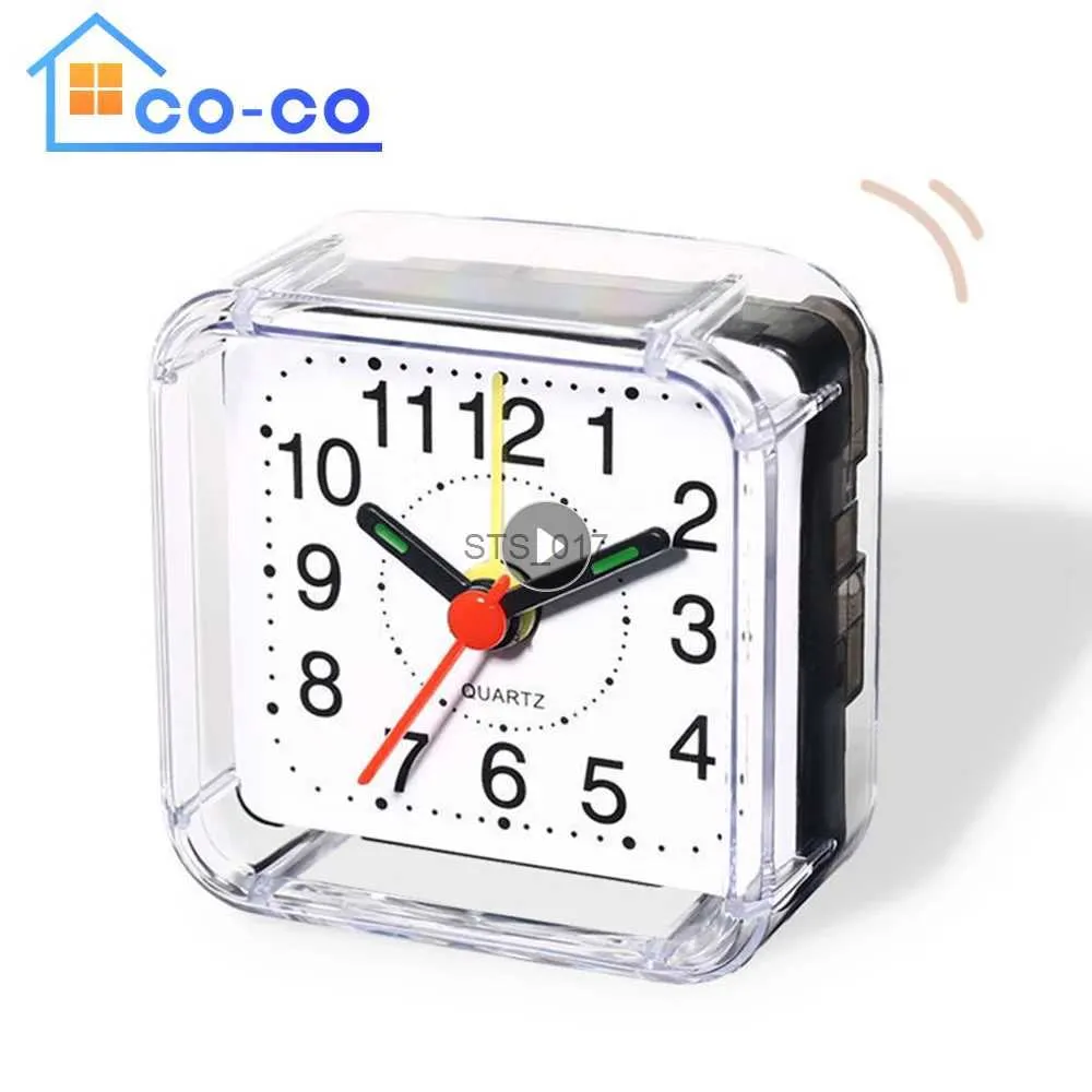 Pequeño Reloj Digital: Reloj Despertador Silencioso: Operado Por