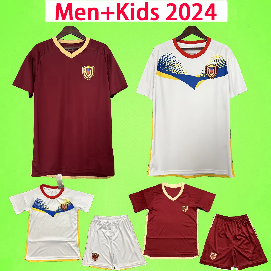 2024 Venezuela Soccer Jersey Kids Kit National Team HERREERA SOTELDO SOSA RINCON CORDOVA CASSERES BELLO JA.MARTINEZ RONDON GONZALEZ OSORIO 24 25 camisa de futebol meninos