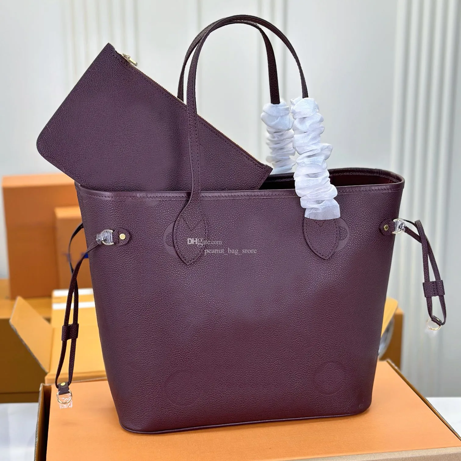 9A Designer Totes Luksusowe średnie torebki zakupowe Kobiety oryginalne skórzane torebki najwyższej jakości 32 cm imitacja torebka