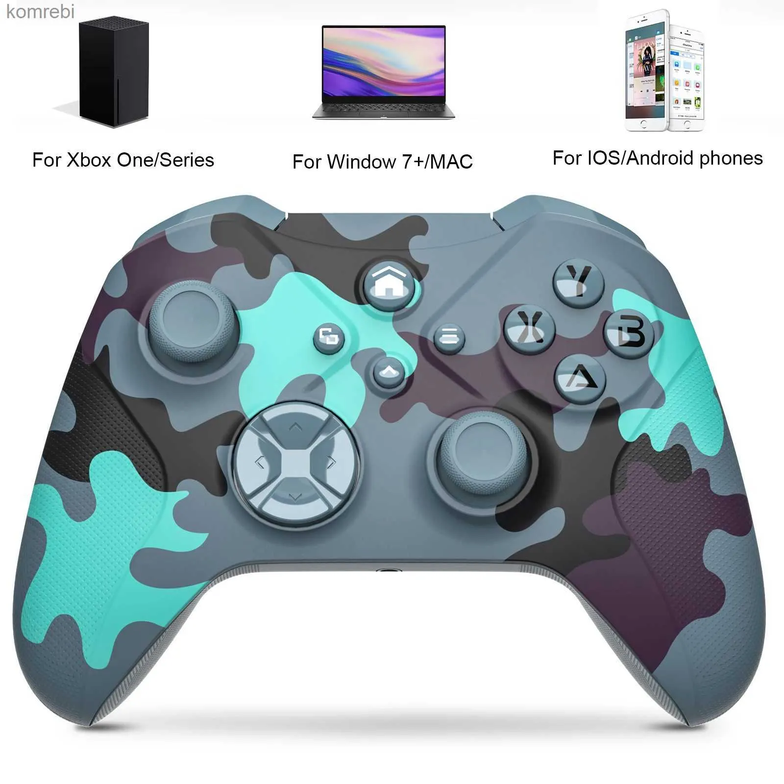 Kontrolery gier joysticks WiFi Wireless Exquipite Anti Sweat do Windows Gamepad PC na iOS/Android kontroler pad joystick L24312