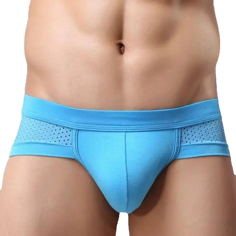 Mens Men's B Briefs Modal Sexy DESCRIPTION Underpants Mesh Hole U Convex Pouch Sex Low Waist Cool Fashion Breathable Brief Underwear Fo GG