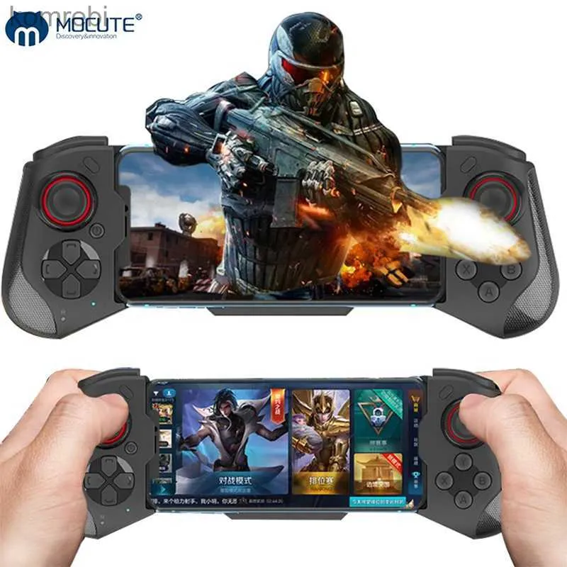 Kontrolery gier Joysticks Mocute Gamepad 058 Aktualizacja 060 PUBG kontroler telefonu komórkowego Android Wireless Telescopic Joysticks na iPhone'a iOS13.4 L24312