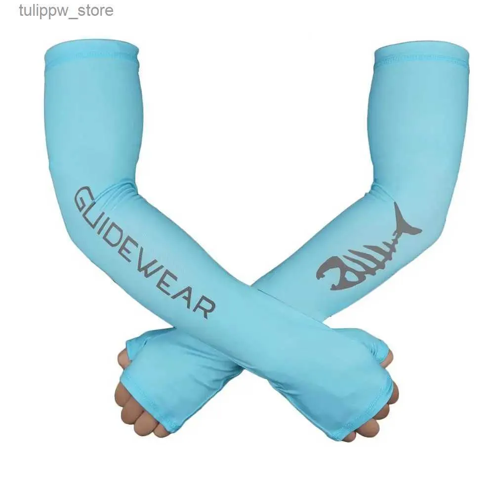 Защитные рукава Riverruns 1 пара рукавов для защиты от ультрафиолета и солнца, охлаждающие летом руки для мужчин и женщин L240312