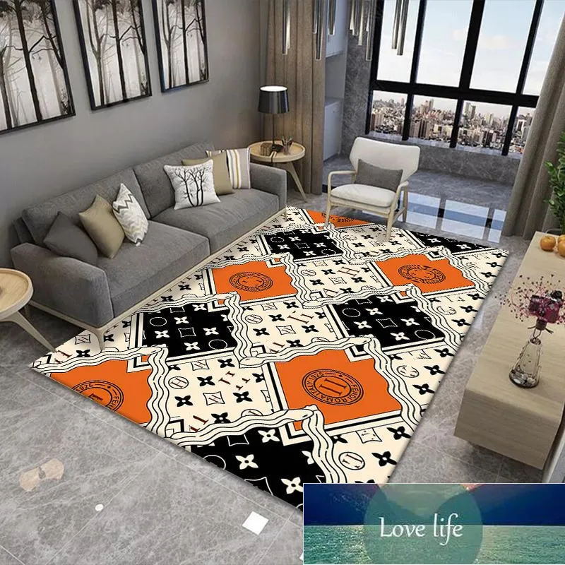 Fashion Luxury Carpet Living Room Sofa Table Carpet Personality Floor Mat Bedroom Bed Front Bedside Carpet