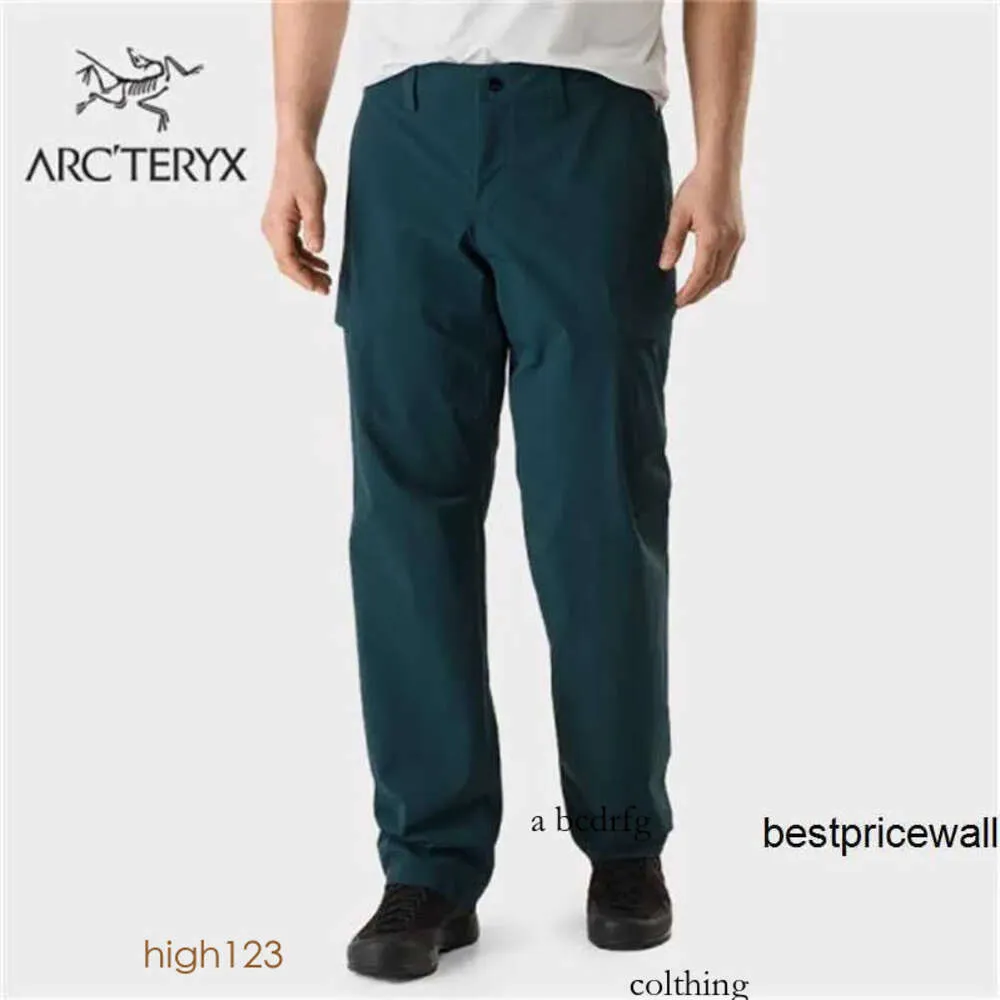 Designer Sweatpants Arcterys ARC 'TERYS Archaeopteryx RAMPART PANT Breathable Men's Quick-drying Pants Labyrinth/dark Turquoise 32 HBHN 338