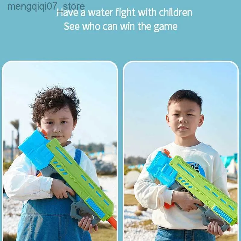 Juego de arena Diversión acuática Alta tecnología para niños Pistola de agua eléctrica Juguetes de gran capacidad Agua pulverizada Juguete Playa Piscina Pistola de agua Juguetes L240312