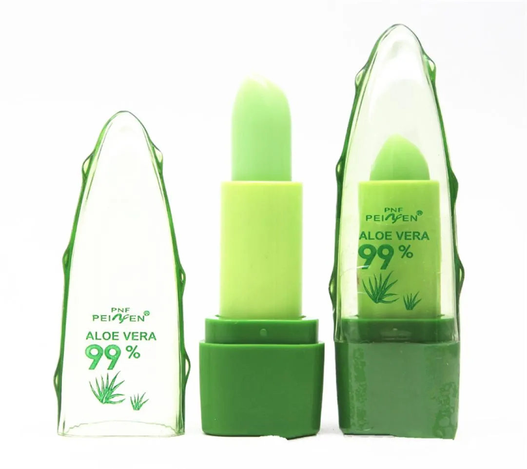 Dropship Aloe Vera Lip Balm Lips Balm ترطيب وأحفاد أحمر الشفاه Long Worm Staring OPP1317409