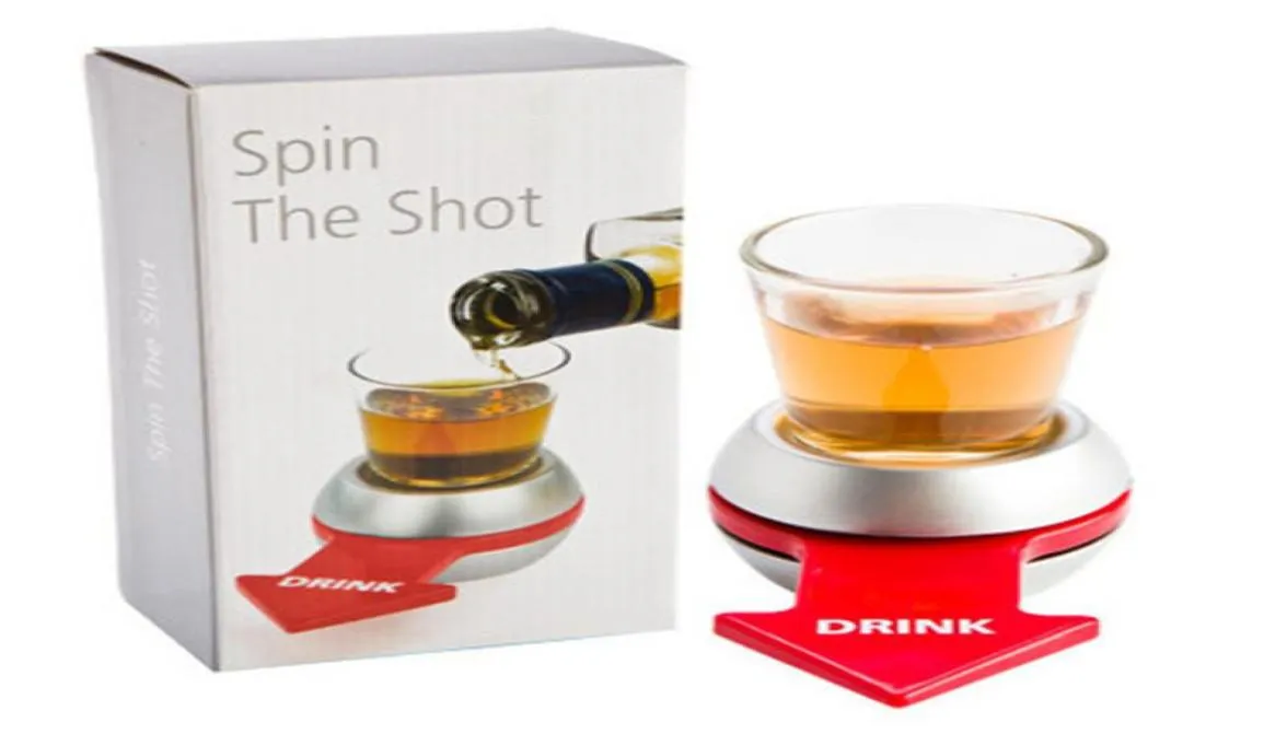 Spin The S Novelty S Drinking Game Bar ferramentas com roda giratória Item de festa engraçado Barware DHL5124468