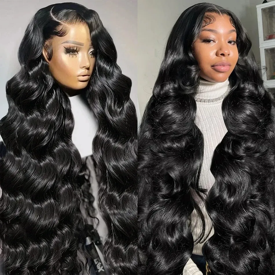 13x4 Body Wave Lace Front Human Hair Wig 13x6 Hd Lace Frontal Wig Preplucked 36 Inch Transparent 5x5 Glueless Brazilian Hair Wig