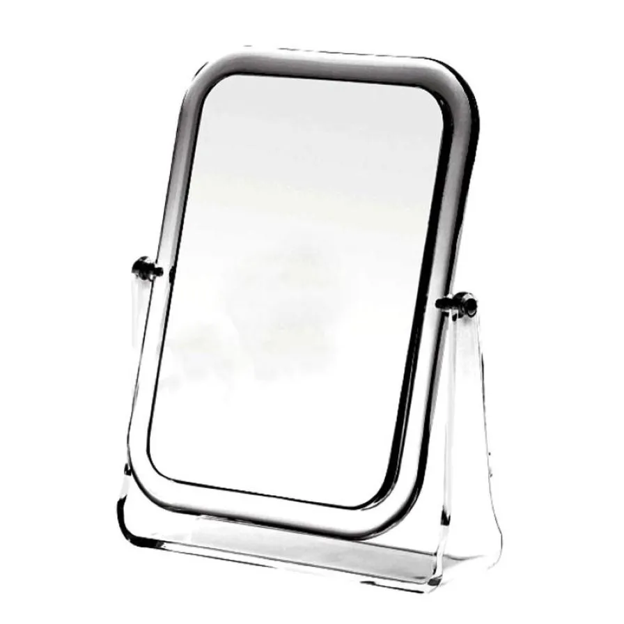 Lusterka akrylowa lusterka 1x 3x powiększenie dwustronne 360 ​​stopni obrotowa łazienka golenia próżność lustrzana stojak YAC032304G