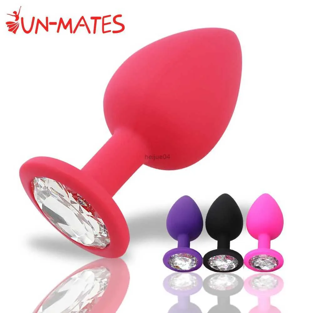 Brinquedos anais s/m/l 100% silicone butt plug plugues anais unissex sex stopper 3 tamanhos diferentes brinquedos adultos para homens/mulheres treinador anal para casais sml2403