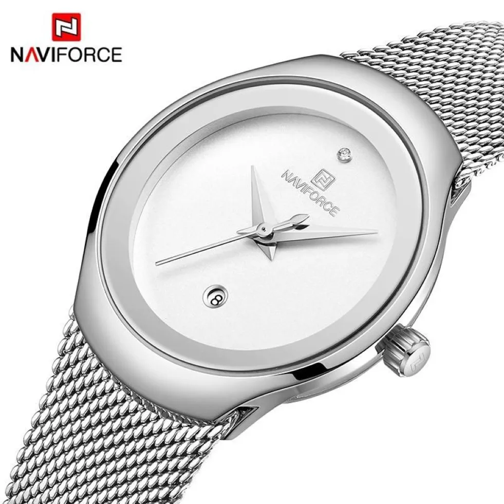 Relojes simples para mujer 2021, relojes de pulsera ultrafinos impermeables de plata para mujer, relojes de pulsera femeninos 197P
