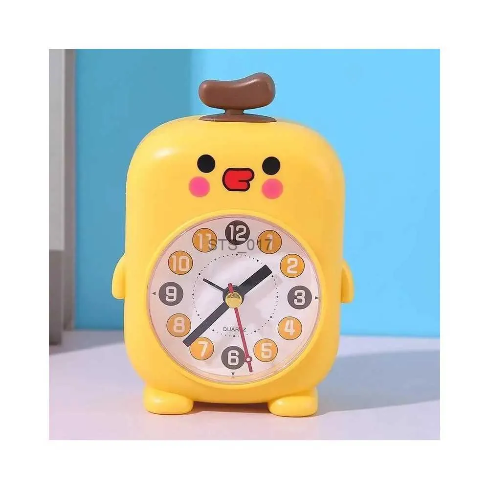 Altri orologi Accessori per la casa Cartoon carina piccola sveglia bambini I bambini alzano sveglio Desktop Desktop Mute Mute Clock Camera da letto Clockl2403