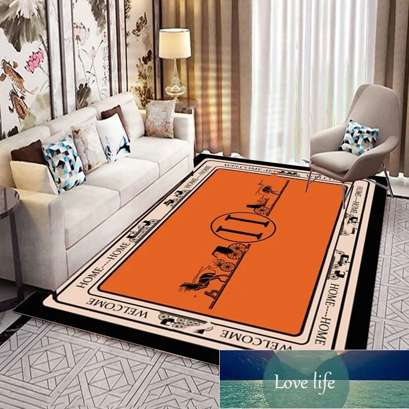 Tapis de luxe haut de gamme, pour salon, canapé, Table, personnalité, sol, chambre à coucher, lit, chevet avant