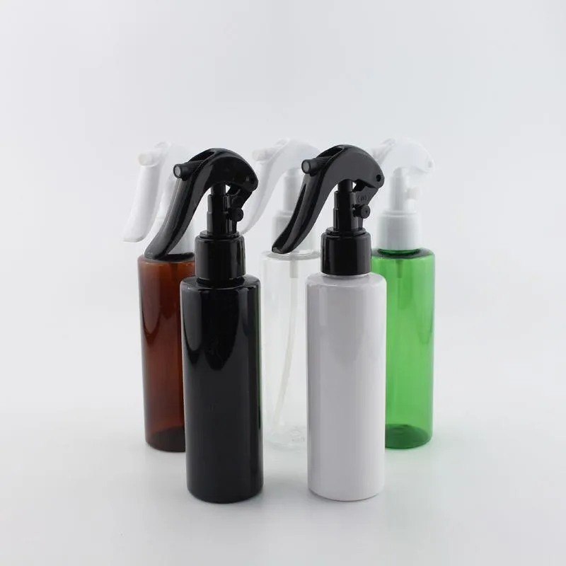 150 ml x 12 Großhandel weiße schwarze Trigger-Sprühflaschen leerer Kunststoff-Trigger-Pumpenbehälter für PET-Sprühgerät Gnlkq