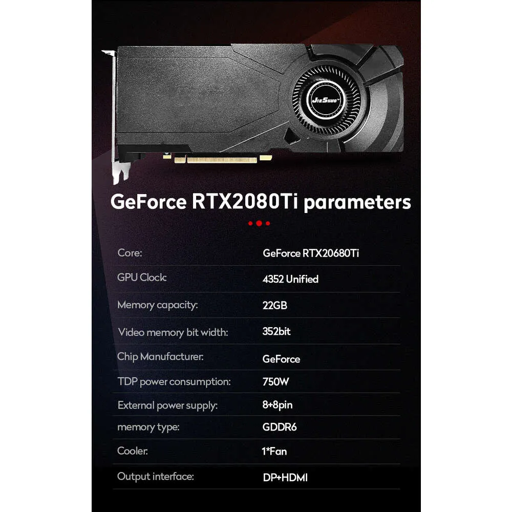 Nvdia RTX 2080Ti FE 22GB AI用 週末セール Nvdia RTX 2080Ti FE