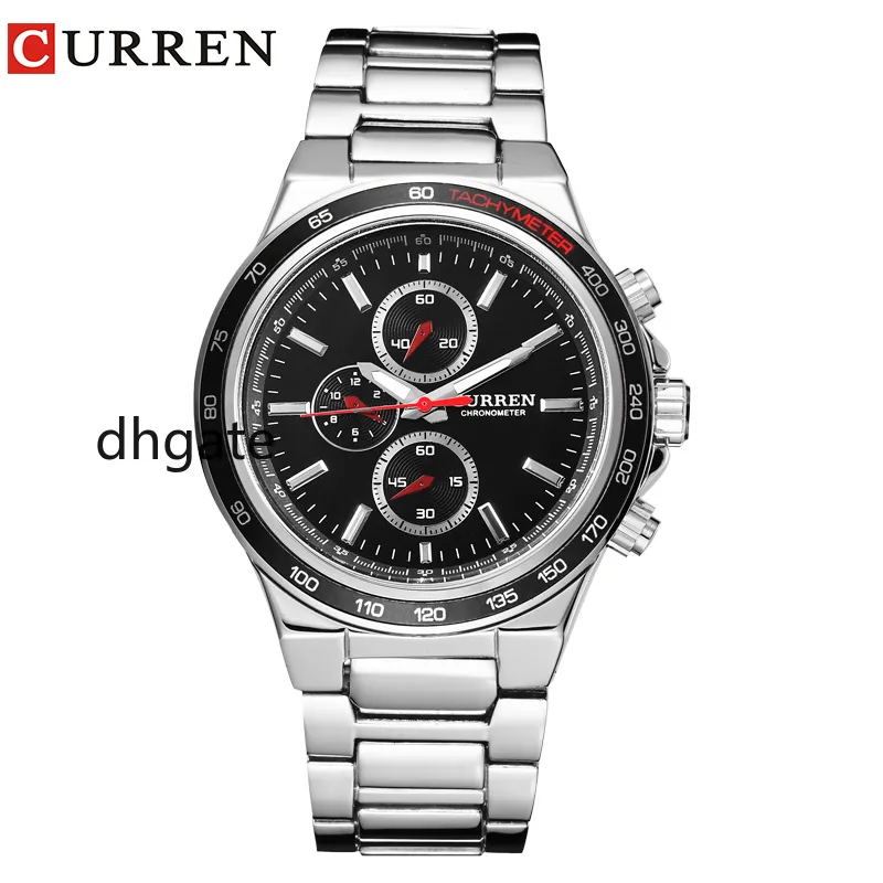 Top Brand Luxury Male Clock CURREN Fashion Casual Sports Men Watches Analog Military Quartz Wristwatch