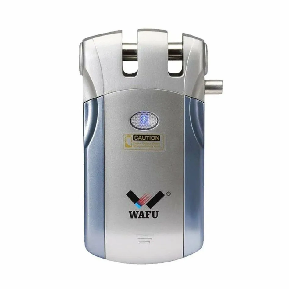 Wafu WF-018 Electric Door Lock Wireless Control With Remote Control Open & Close TMART LOCK Home Security Door Easy Installing 201165E