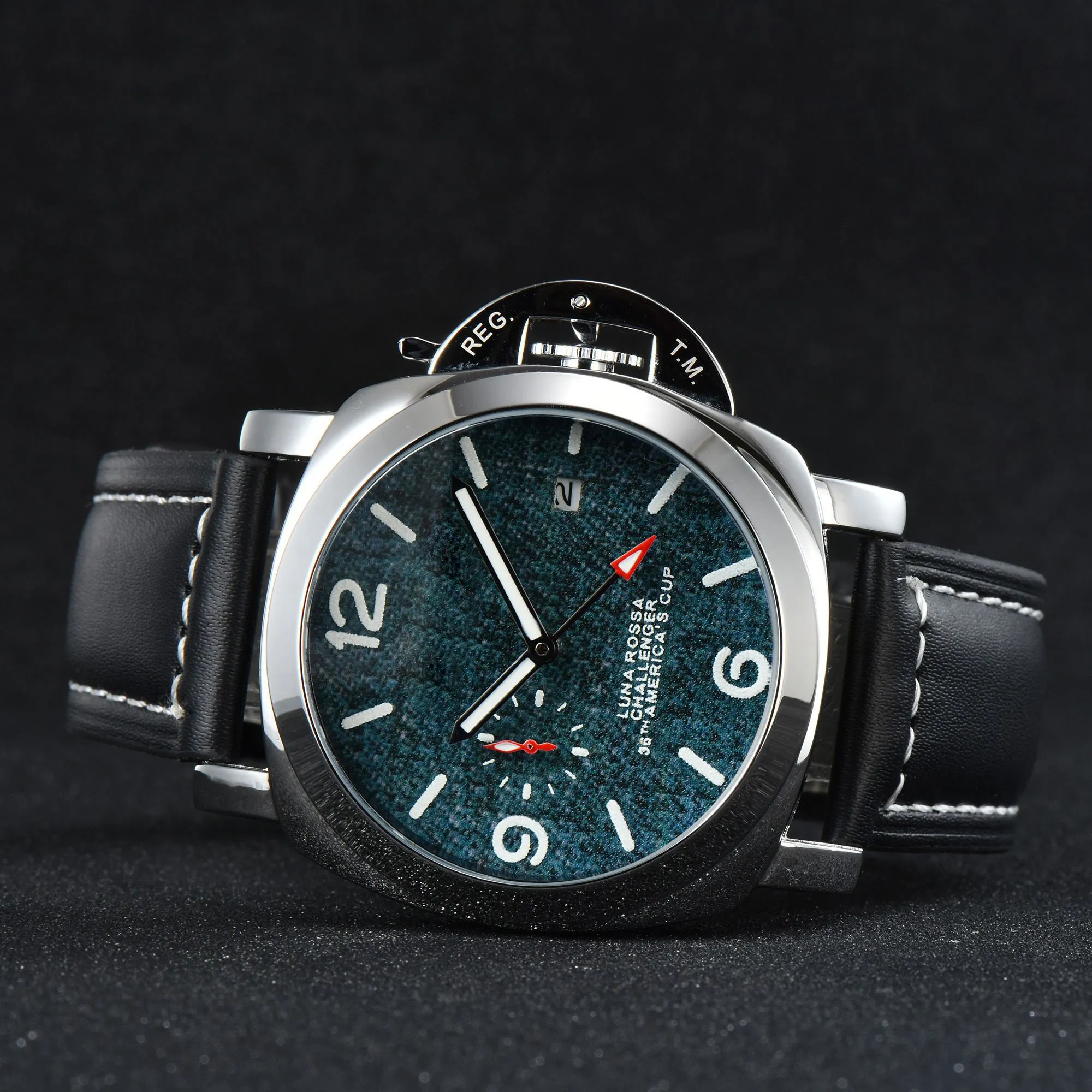 Relógios de pulso de aço inoxidável para homens 2024 novos relógios masculinos todos dial trabalho relógio de quartzo topo marca de luxo relógio masculino moda pulseira de couro preto relógios masculinos 0-03