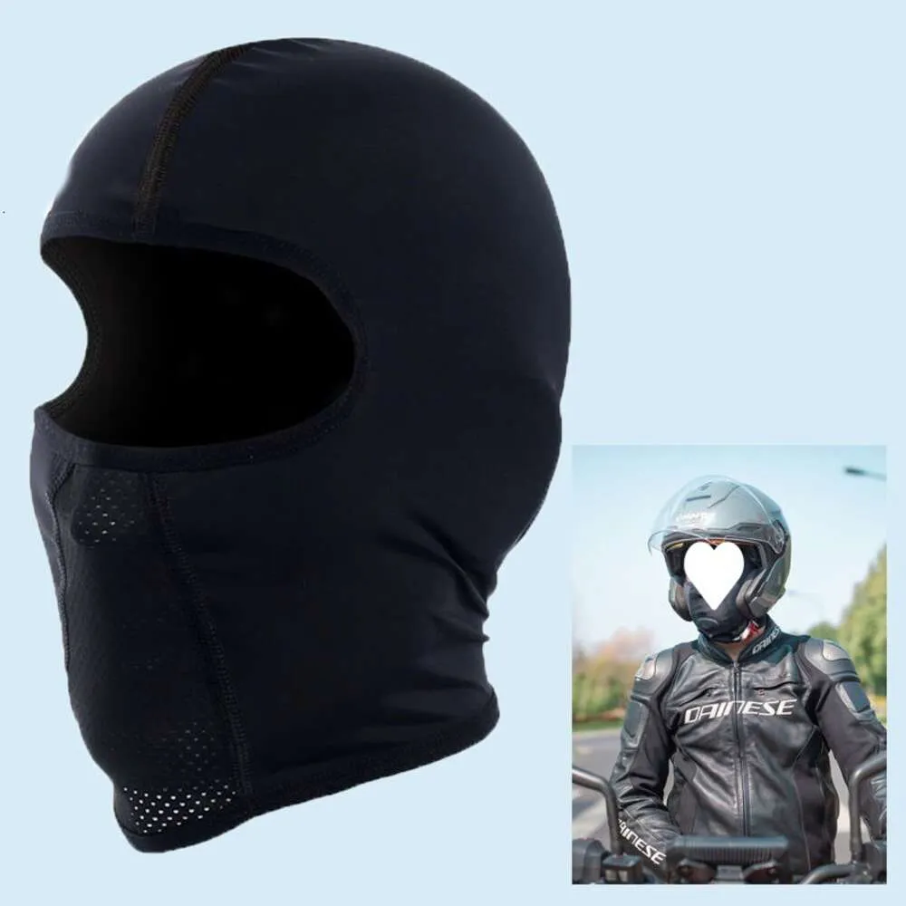 Ice Silk Summer Riding Mask Hjälm Mäns korta solskyddsmedel Huvudskydd Face Motorcykel Travel 507216