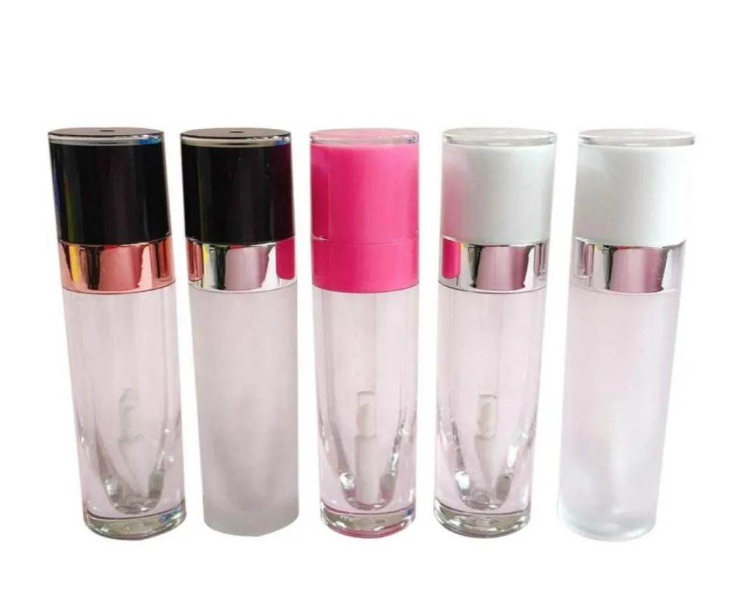 Wholes Cosmetics Lipgloss Packaging Unique Pink White Black Clear Lip Gloss Tubes Empty Lipgloss Tube Bottle Container Travel 4161241