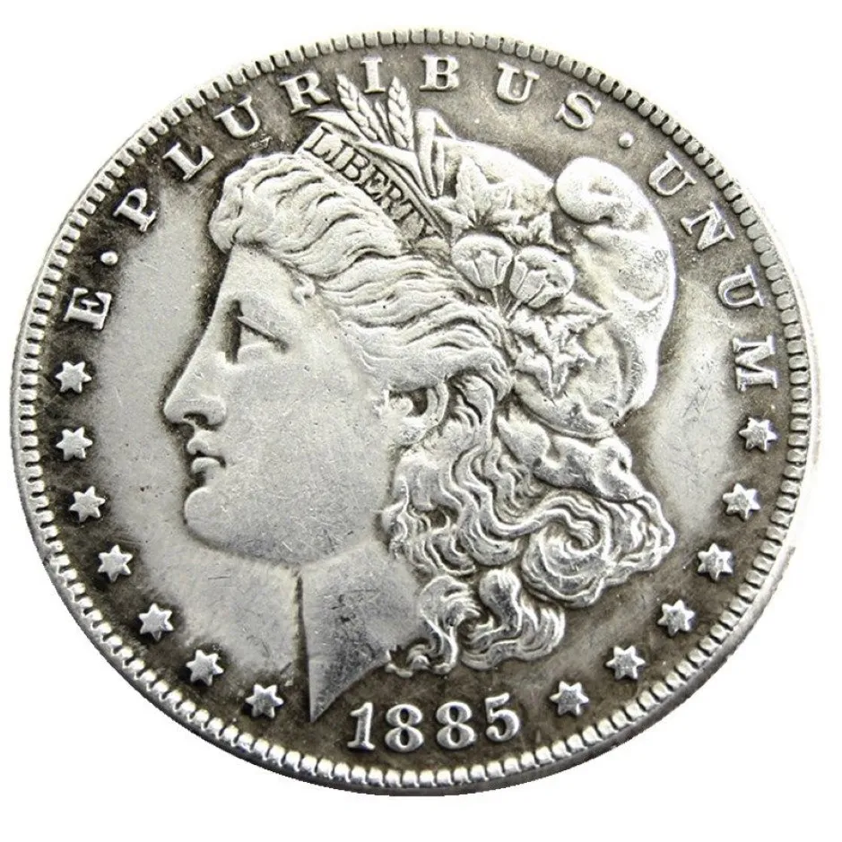 Us 1885-p-cc-o-s morgan dólar cópia moeda latão artesanato ornamentos réplica moedas decoração para casa accessories294g