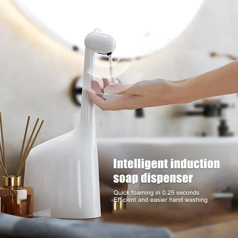 Dispenser di sapone liquido Sensore automatico Lavatrice a mano Giraffa Disinfettante in schiuma intelligente per la casa