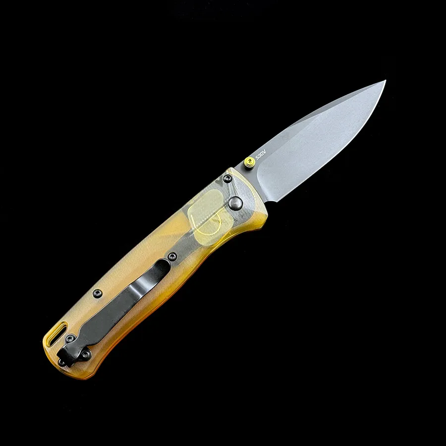 BM 535 535BK PEI Handle S30V Blade Folding Knife Outdoor Camping Hunting Pocket EDC Tool BM535 Knife