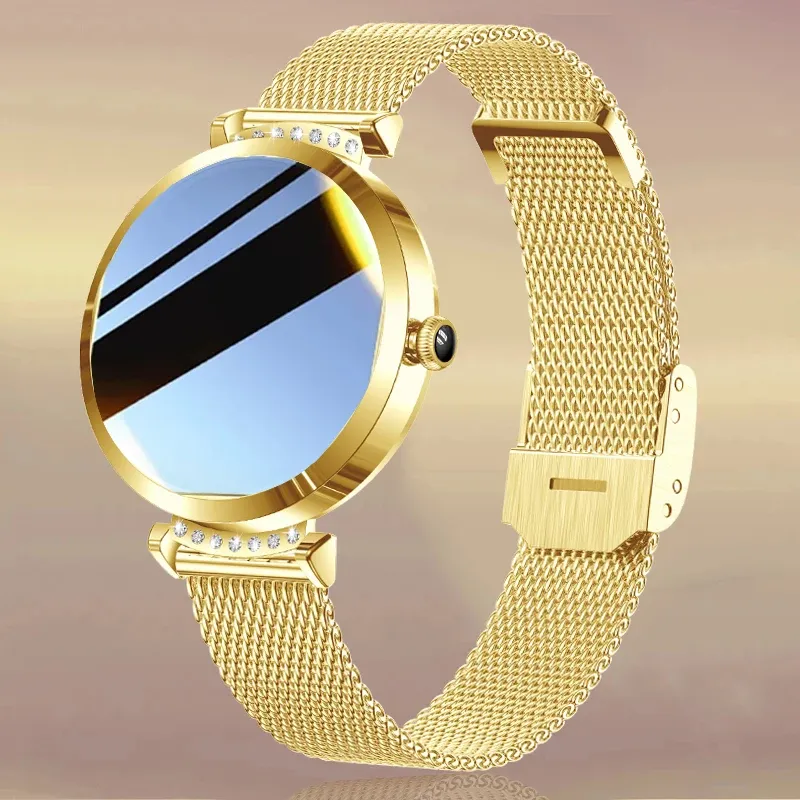 Horloges 2022 Nieuwe Dames Slimme Horloge Mode Vrouwen Hartslag Gezondheid Tracker IP68 Waterdichte Muziek Smartwatch Klok Voor Xiaomi Huawei ios
